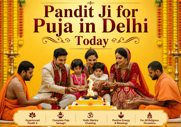 15 Positive Pandit Ji for Puja in Delhi Today