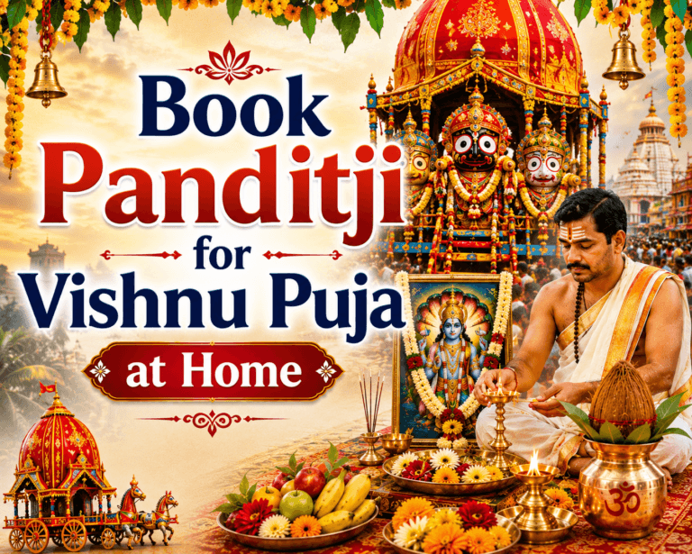 Panditji for Vishnu Puja at Home