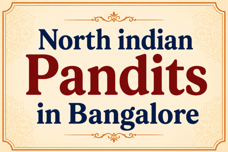 North Indian Pandits in Bangalore for Puja