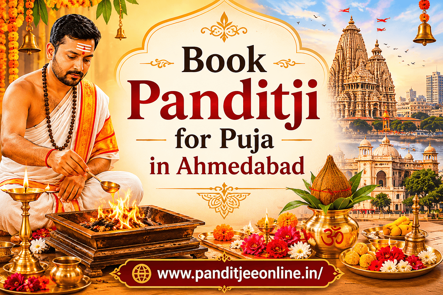 Book Panditji for Puja in Ahmedabad