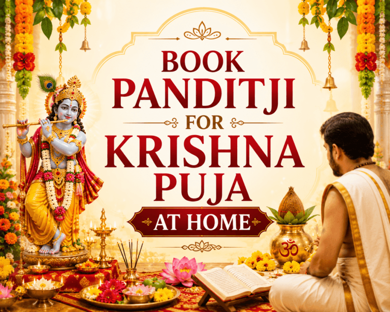 Book Panditji for Krishna Puja at Home