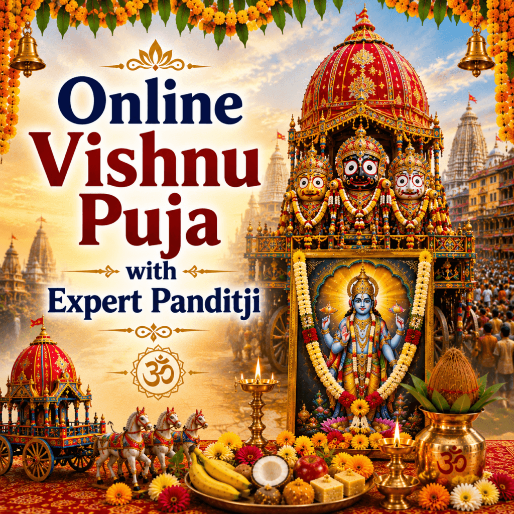 Online Vishnu Puja with Expert Panditji for Divine Home Blessings 1 Online Vishnu Puja with Expert Panditji