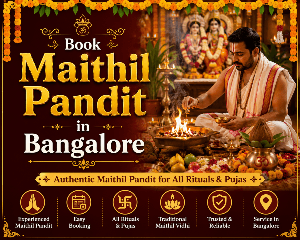 Book Maithil Pandit in Bangalore for Traditional Hindu Ceremonies 1 f4801020 497b 4e69 9090 fedf5d72abb4