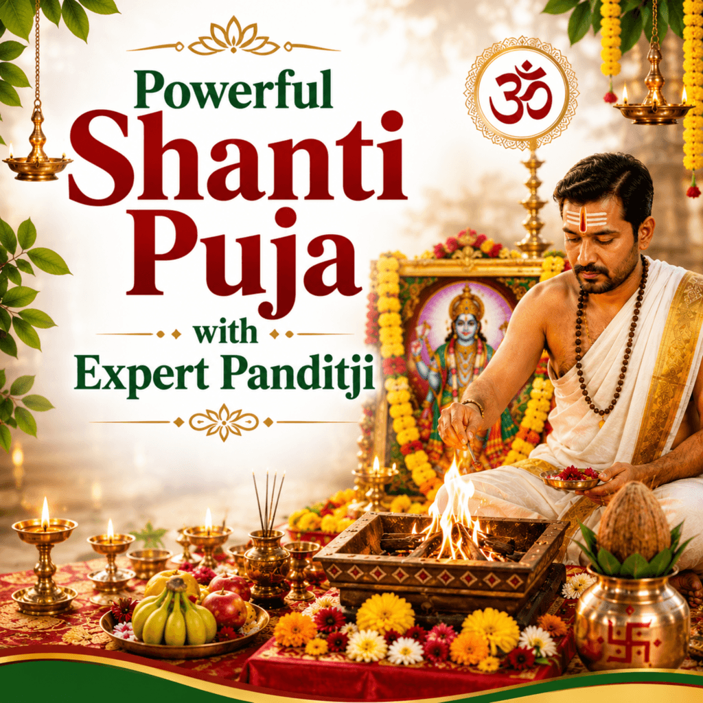 Book Powerful Shanti Puja with Expert Panditji for Peace & Positivity 1 Powerful Shanti Puja wih Expert Panditji
