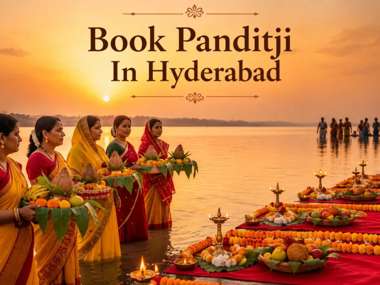 Book Panditji in Hyderabad | Telugu & North Indian Pandit for Home Puja