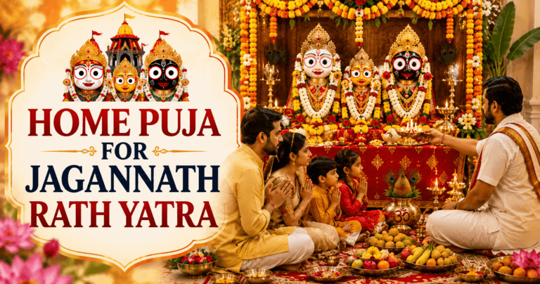 Home Puja for Jagannath Rath Yatra
