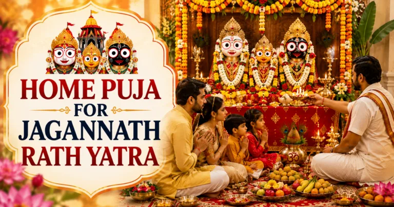 Home Puja for Jagannath Rath Yatra