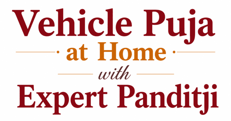 Vehicle Puja at Home with Expert Panditji