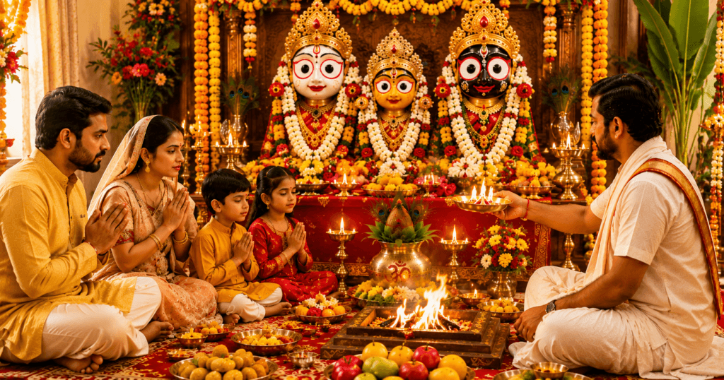 Book Panditji for Jagannath Family Puja with Expert Panditji for Blessings 1 Book Panditji for Jagannath Family Puja