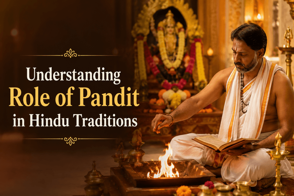 Understanding the True spiritual Role of a Pandit in Hindu Traditions in 2026 1 Role of a Pandit in Hindu Traditions