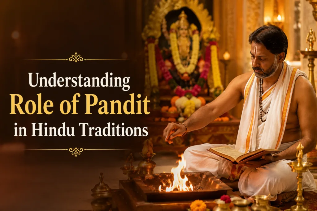 Understanding the True spiritual Role of a Pandit in Hindu Traditions in 2026 1 Role of a Pandit in Hindu Traditions