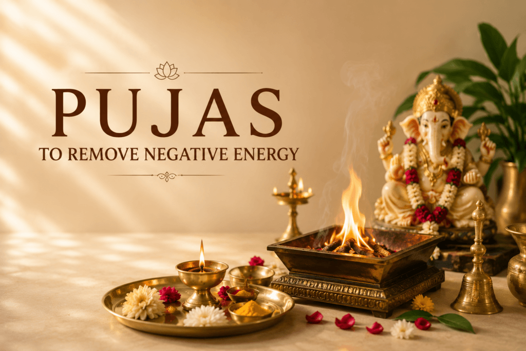10 Powerful Pujas to Remove Negative Energy from Home | Panditjee Online 1 10 Powerful Pujas to Remove Negative Energy from Home