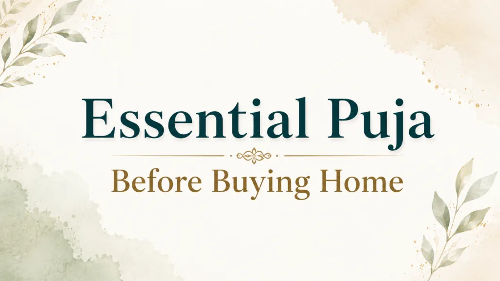 Essential Pujas Before Buying a New House: A Complete Guide to Inviting Positivity and Prosperity in 2026 1 Essential Pujas Before Buying a New House