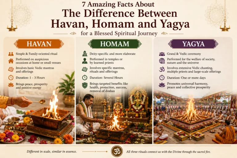 Difference Between Havan Homam and yagya