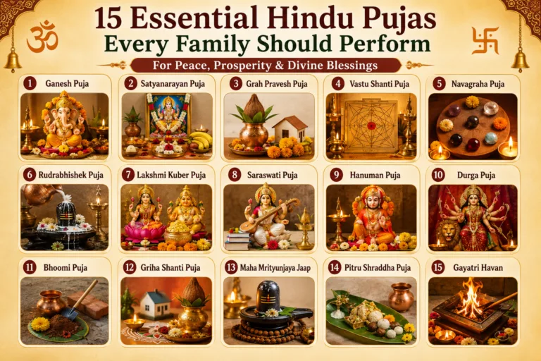 Essential Hindu Pujas Every Family Should Perform