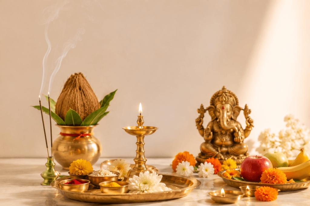 15 Essential Hindu Pujas Every Family Should Perform for Peace, Prosperity & Divine Blessings 2 https://www.panditjeeonline.in/book-now/