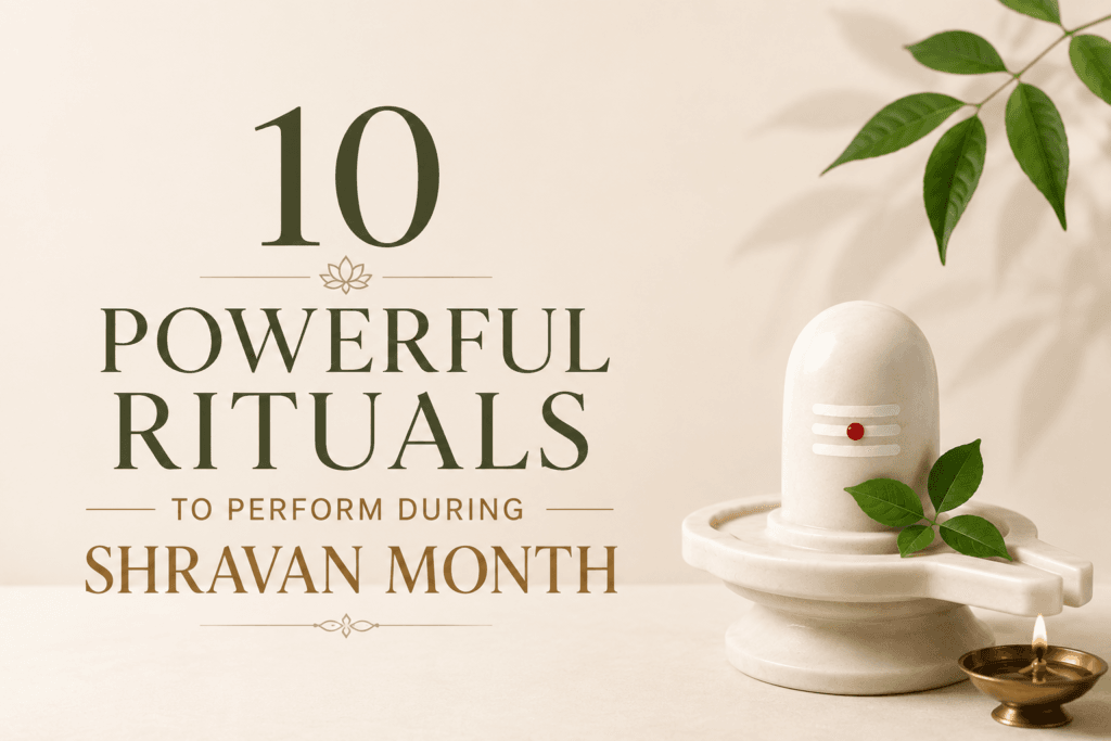 10 Powerful Rituals to Perform During Shravan Month for Lord Shiva's Divine Blessings 1 10 Powerful Rituals to Perform During Shravan Month