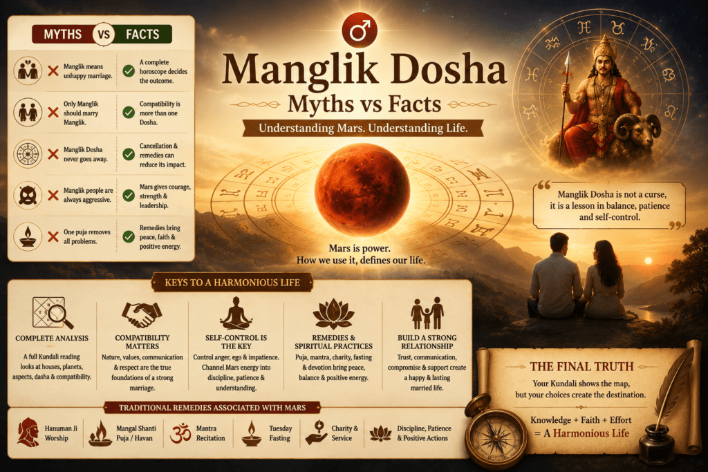 11 Powerful Truths About Manglik Dosha: Myths, Facts & the Real Meaning of Mars in Your Kundali 2 Manglik Dosha