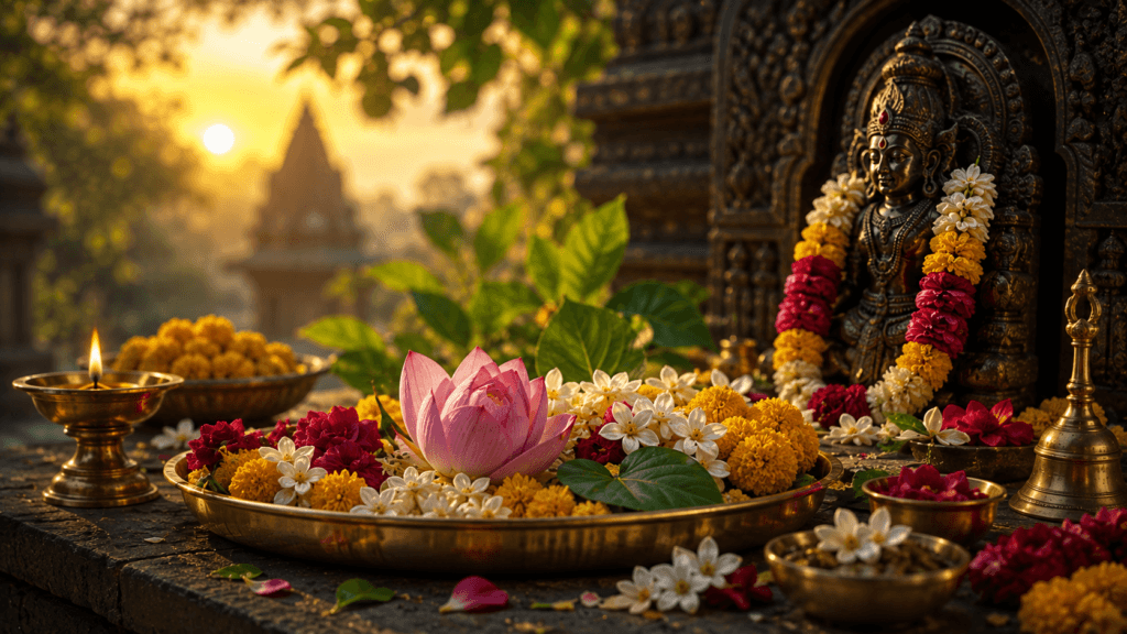 9 Powerful Sacred Meanings of Why Flowers Are Offered to Gods: Ancient Symbolism Explained 1 Flowers Offered to Gods