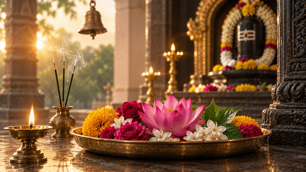 9 Powerful Sacred Meanings of Why Flowers Are Offered to Gods: Ancient Symbolism Explained 3 ChatGPT Image Aug 13 2026 11 41 08 AM
