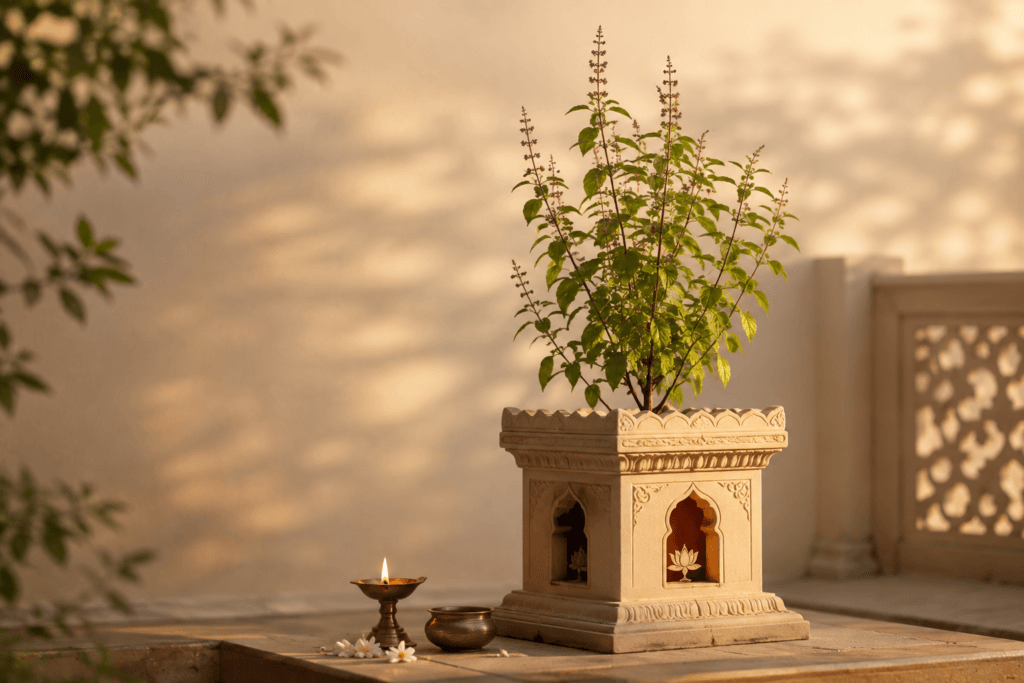 Why Is Tulsi Worshipped: The Sacred Mystery Hidden in Every Hindu Home 1 Why Is Tulsi Worshipped